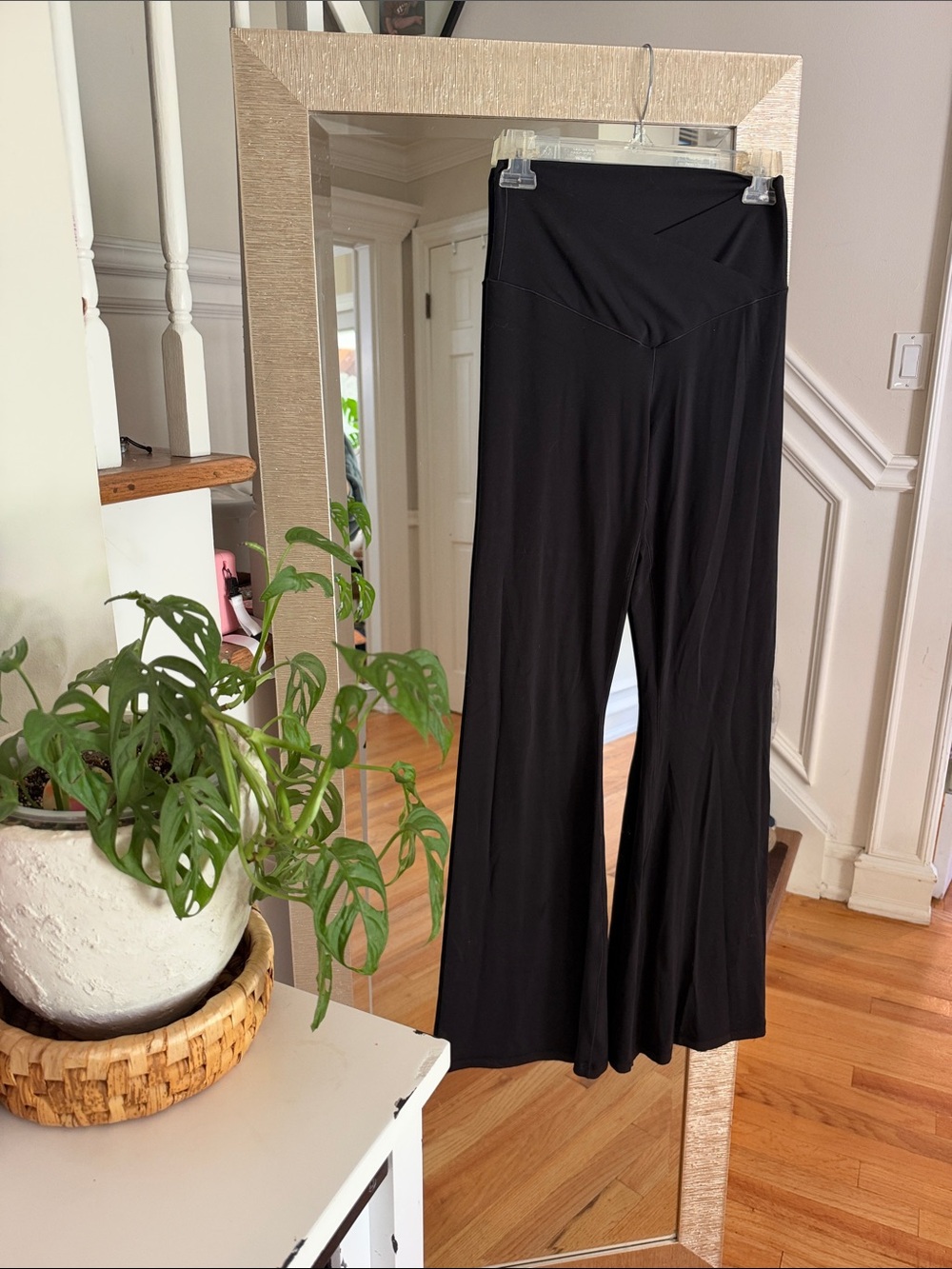 aerie cross over bell bottoms